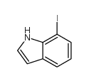 7-碘吲哚 结构式