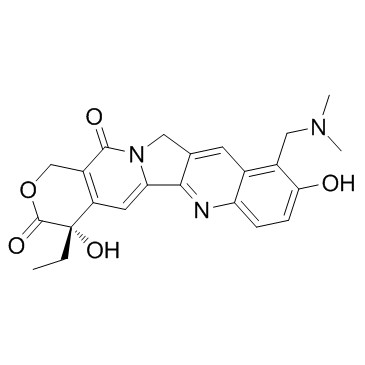 拓扑替康 结构式