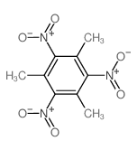 2,4,6-三硝基间三甲基苯 结构式