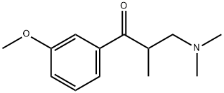 3-(二甲基氨基)-1-(3-甲氧基苯基)-2-甲基-1-丙酮 结构式