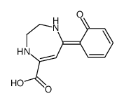 1H-1,4-Diazepine-7-carboxylic acid, 2,3-dihydro-5-(2-hydroxyphenyl)- 结构式
