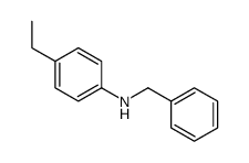 N-苄基-4-乙基苯胺 结构式