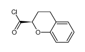 (2R)-3,4-二氢-2H-色烯-2-甲酰氯 结构式
