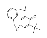 5,7-二叔丁基-2-苯基-1-氧杂螺[2.5]辛-4,7-二烯-6-酮 结构式