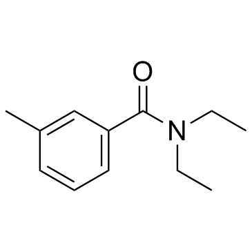 避蚊胺 结构式