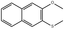 2-甲氧基-3-(甲硫基)-萘 结构式