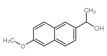 1-(6-甲氧基-2-萘甲基)乙醇 结构式