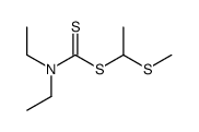 Carbamodithioic acid, diethyl-, 1-(methylthio)ethyl ester (9CI) 结构式