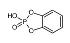 2-羟基-1,3,2-苯并二氧磷杂环戊烯-2-氧化物 结构式
