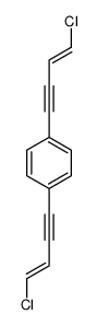 1,4-双(4-氯-3-丁烯-1-炔-1-基)苯 结构式