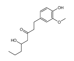 5-羟基-1-(4-羟基-3-甲氧基苯基)辛-3-酮 结构式