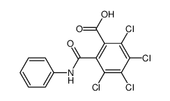 3,4,5,6-四氯邻苯甲酰苯胺酸 结构式