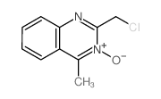 2-(氯甲基)-4-甲基喹唑啉-3-氧化物 结构式