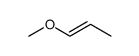 1-Propene, 1-methoxy-, (E)- 结构式