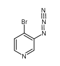 3-叠氮基-4-溴吡啶 结构式