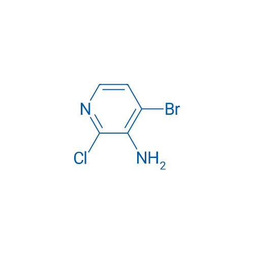 2-氯-3-氨基-4-溴吡啶 结构式