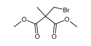 2-(溴甲基)-2-甲基丙二酸 1,3-二甲酯 结构式
