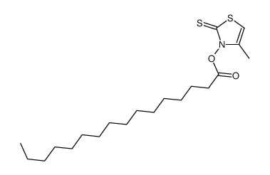 Hexadecanoic acid, 4-methyl-2-thioxo-3(2H)-thiazolyl ester 结构式