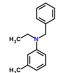 N-苄基-N-乙基间甲苯胺 结构式
