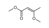2-Butenoic acid, 3-methoxy-, methyl ester, (2Z)- 结构式
