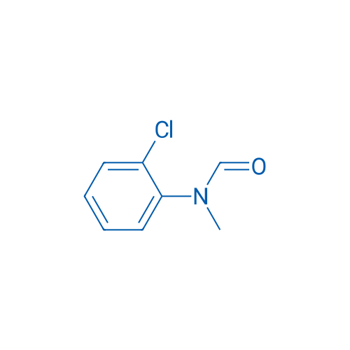 N-(2-氯苯基)-N-甲基甲酰胺 结构式
