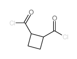 反式-环丁烷-1,2-二羰酰氯 结构式