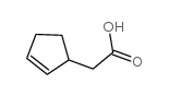 2-环戊烯基-1-乙酸 结构式