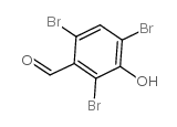 3-羟基-2,4,6-三溴苯甲醛 结构式
