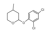 2-(2,4-二氯苯氧基)-3,4,5,6-四氢-4-甲基-2H-吡喃 结构式