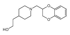 2-(1-((2,3-二氢苯并[b][1,4]二噁英-2-基)甲基)哌啶-4-基)乙醇 结构式