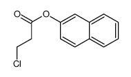 3-氯丙酸-2-萘酯 结构式