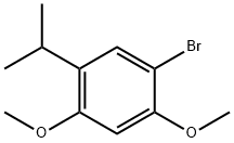 1-溴-5-异丙基-2,4-二甲氧基苯 结构式