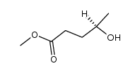 (R)-4-羟基戊酸甲酯 结构式