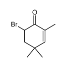 6-溴-2,4,4-三甲基-2-环己烯-1-酮 结构式