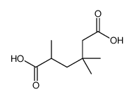2,4,4-三甲基己二酸 结构式