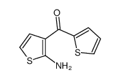 (2-氨基噻吩-3-基)(噻吩-2-基)甲酮 结构式