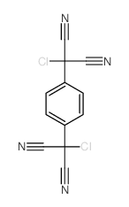 2-氯-2-[4-[氯(二氰基)甲基]苯基]丙二腈 结构式