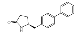 (S)-5-[(联苯-4-基)甲基]吡咯烷-2-酮 结构式