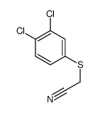 2-(3,4-二氯苯基)硫基乙腈 结构式