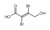 2,3-二溴-4-羟基-2-丁烯酸 结构式