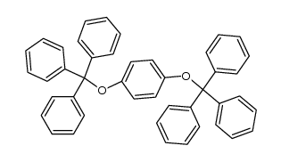 1,4-二(三苯甲氧基)苯 结构式