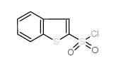 1-苯并噻吩-2-磺酰氯 结构式