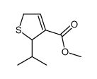 3-Thiophenecarboxylic acid, 2,5-dihydro-2-(1-methylethyl)-, methyl ester 结构式