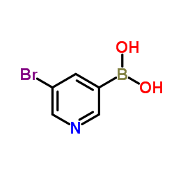 5-溴吡啶-3-硼酸 结构式