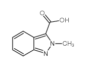 2-甲基-2H-吲唑-3-甲酸 结构式