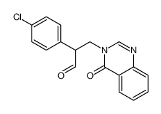 3-[3-(4-氯苯基)-3-氧代丙基]-4(3H)-喹唑啉酮 结构式