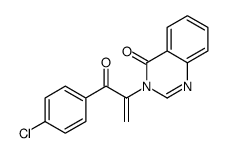 4(3H)-Quinazolinone,3-[1-(4-chlorobenzoyl)ethenyl]- 结构式