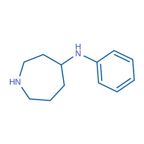 N-苯基氮杂环庚烷-4-胺 结构式