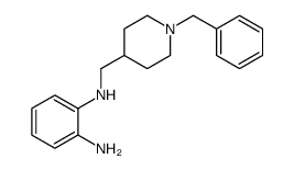 N-[[1-(苯甲基)-4-哌啶基]甲基]-1,2-苯二胺 结构式