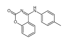 4-(对甲苯氨基)-2H-1,3-苯并恶嗪-2-酮 结构式